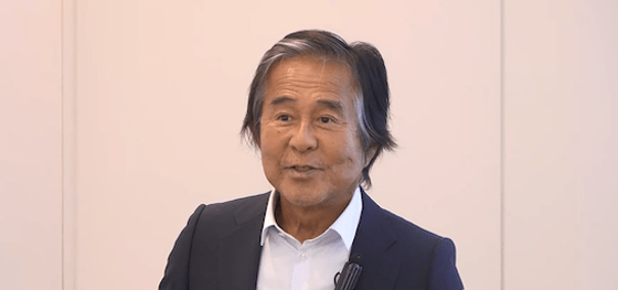 説明中の十見裕社長